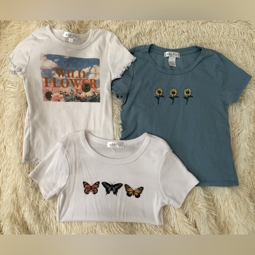 3-White Fawn Shirts